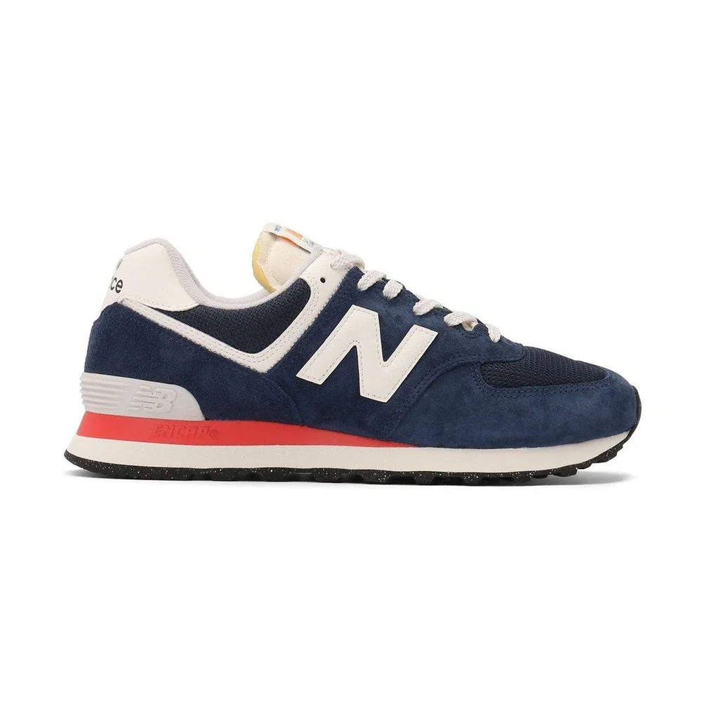 New Balance 574 Classics Navy Blue White Red U574VPN Mens 9.5 Womens 11